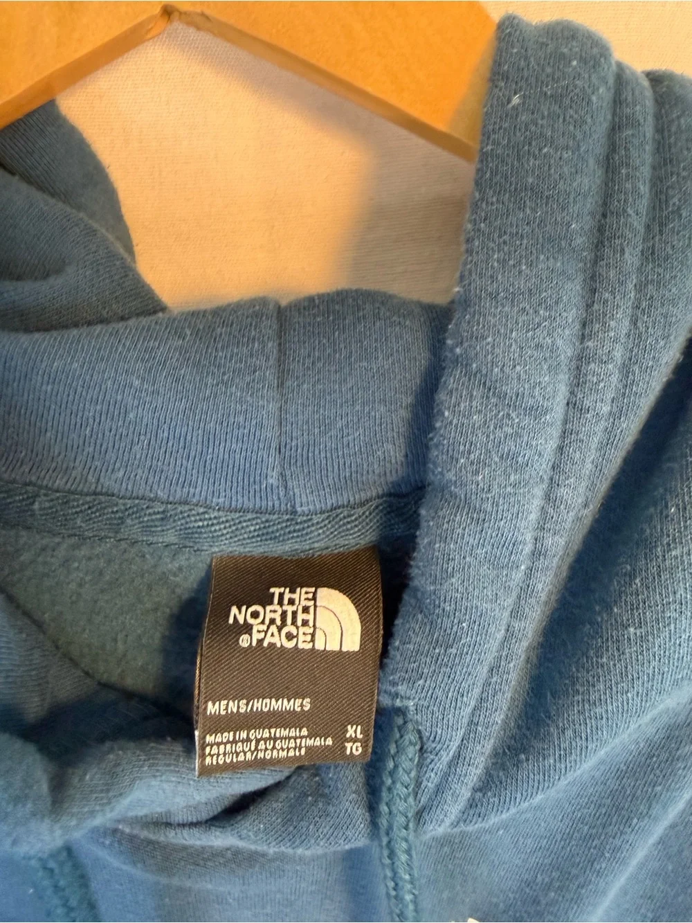 The North Face Slate Blue Pullover Hoodie with Graphic Logo